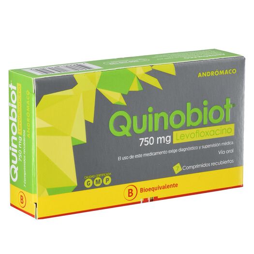 QUINOBIOT  750 MG X 7 COMPRIMIDOS