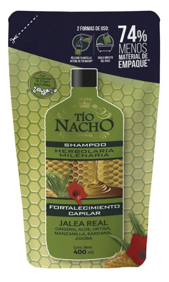 TIO NACHO SHAMPOO HERBOLARIA DOYPACK X 400 ML