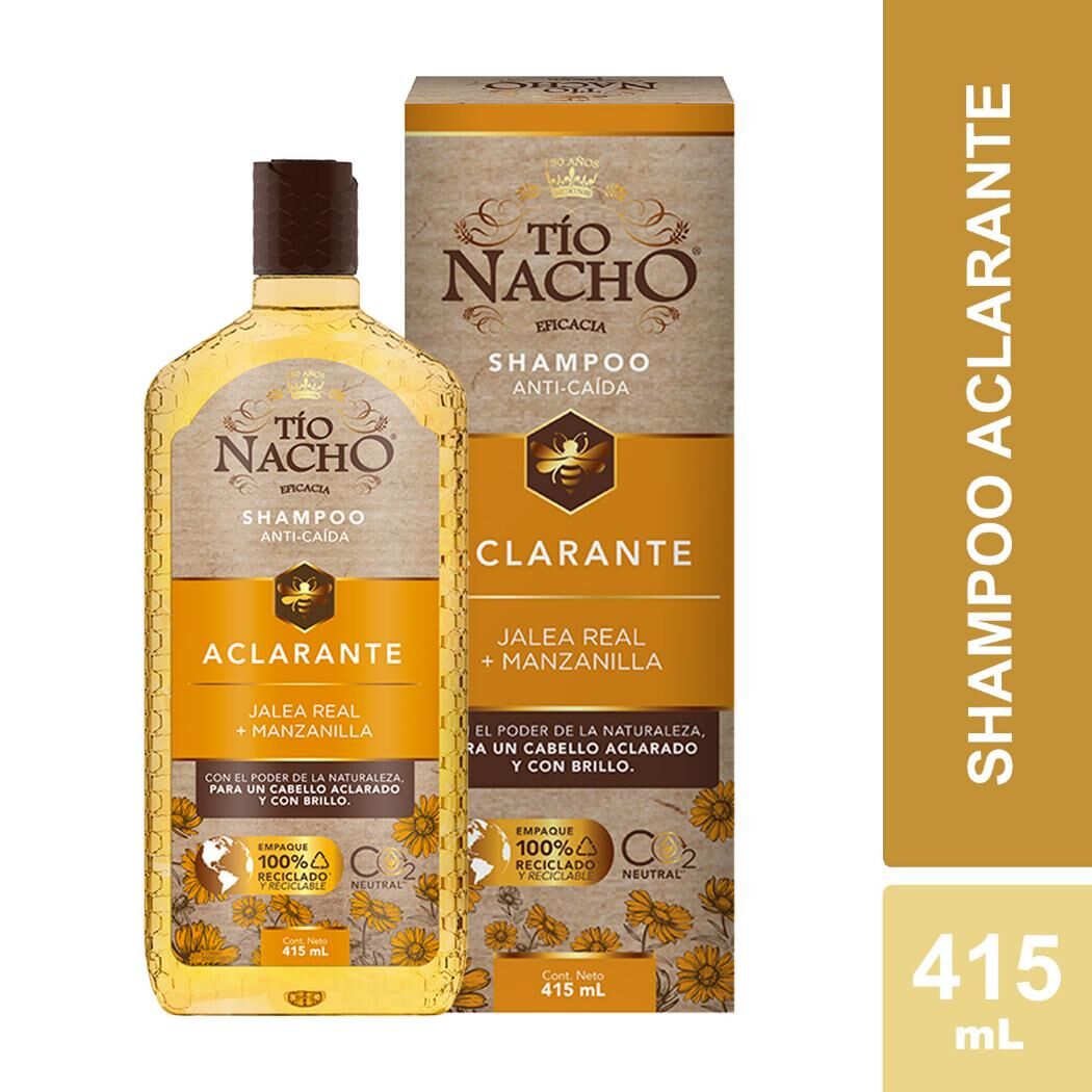 TIO NACHO ACLARADO NATURAL SHAMPOO X 415 ML