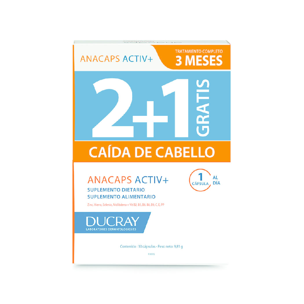 DUCRAY ANACAPS CAP X30 PACK X 3