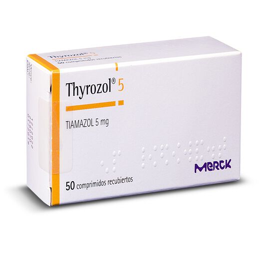 Thyrozol 5 mg x 50 comprimidos