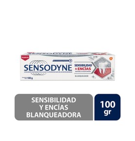 SENSODYNE CRE DEN SENSIBILIDAD & ENCIAS BLANQUEADOR X 100 GR