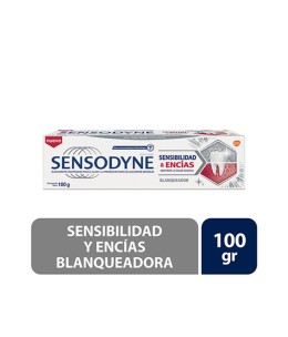 SENSODYNE CRE DEN SENSIBILIDAD & ENCIAS BLANQUEADOR X 100 GR