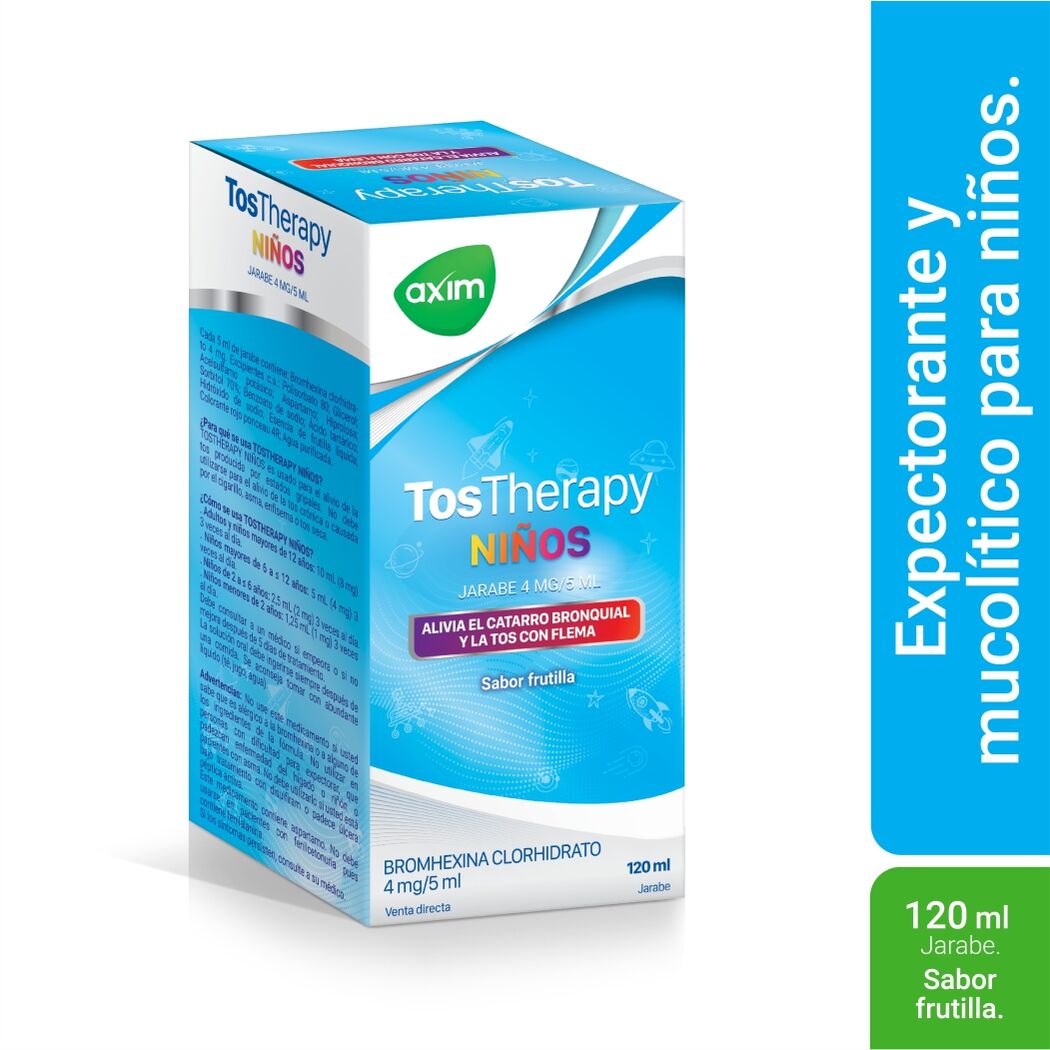 TOSTHERAPY INFANTIL JARABE 4MG/5ML X 100 ML