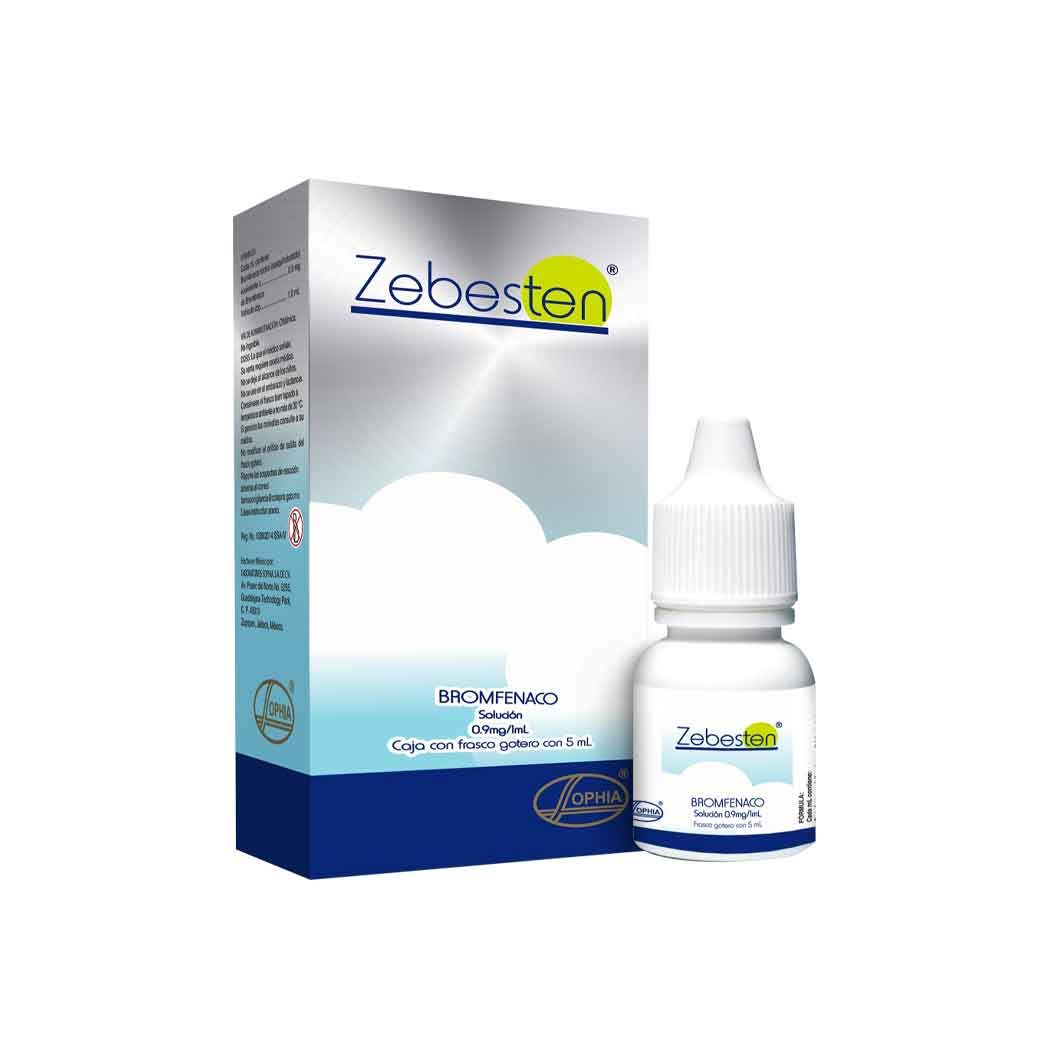 ZEBESTEN SOLUCION OFTALMICA 0,09% X 5 ML
