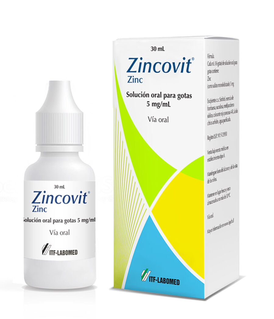 ZINCOVIT GTS 5 MG X 30 ML