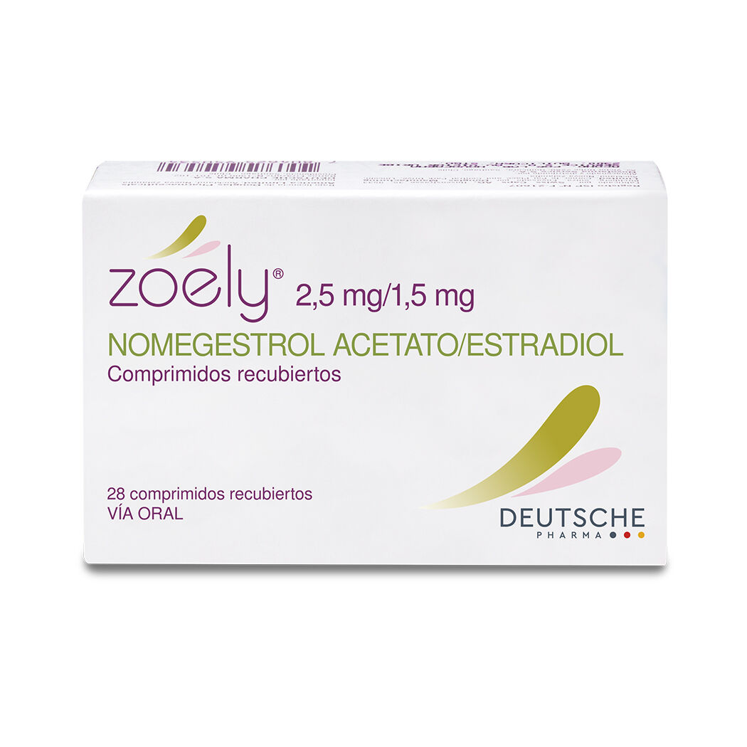Zoely 2,5 mg/1,5mg x 28.comprimidos