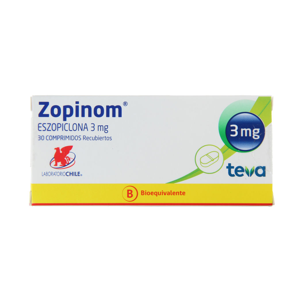 ZOPINOM 3 MG X 30 COMPRIMIDOS RECUBIERTOS (BE)