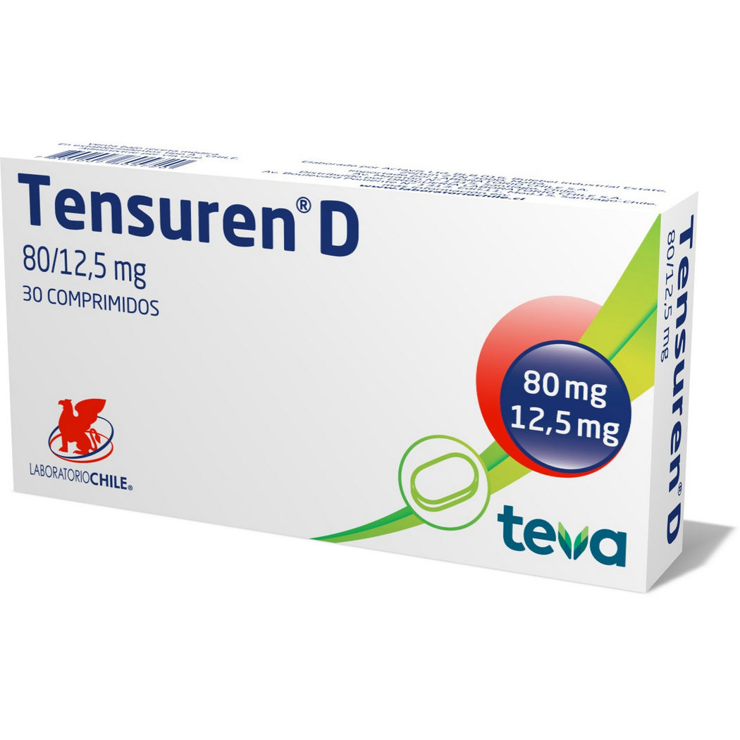 TENSUREN D 80/12,5 MG X 30 COMPRIMIDOS