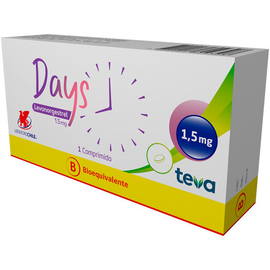 DAYS  1,5 MG X 1 COMPRIMIDOS