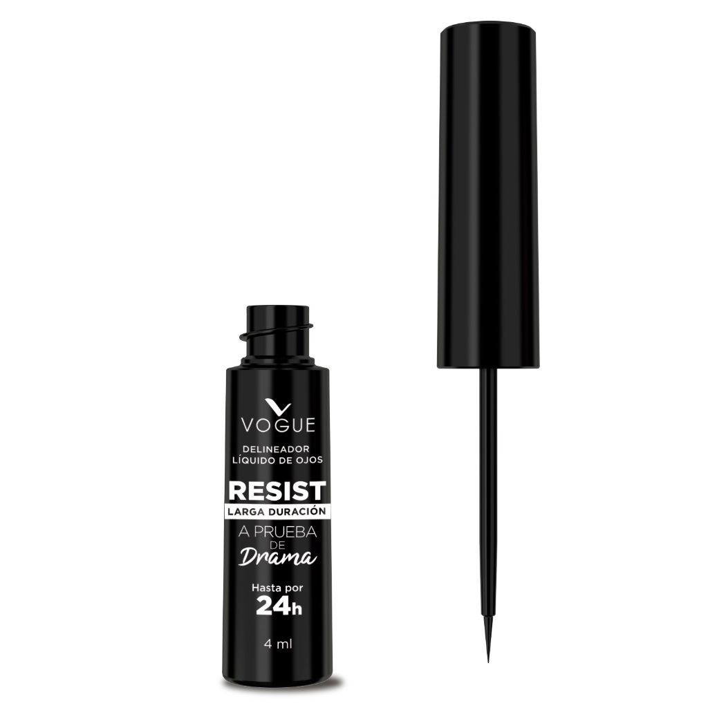 DELINEADOR LIQUIDO RESIST NEGRO X 4 ML VOGUE