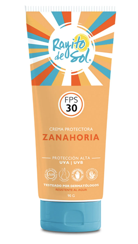 RAYITO DE SOL PROTECTOR ZANAHORIA F30 CREMA X 90 GR