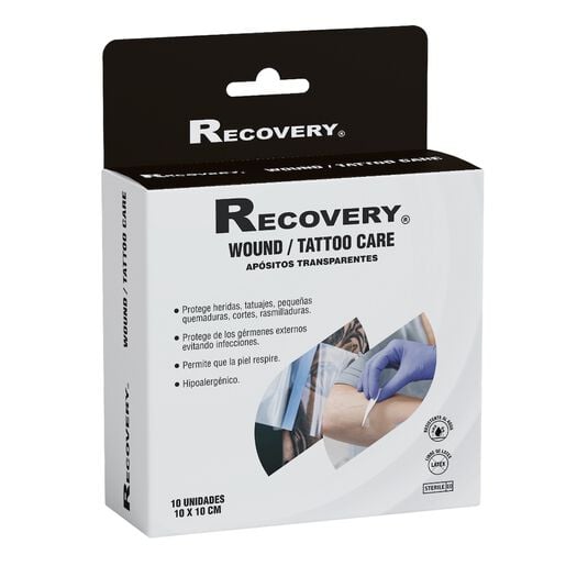 RECOVERY WOUND / TATTOO CARE (APOSITOS TRANSP) X 10 (DM)