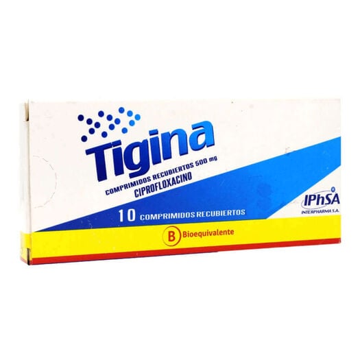 TIGINA COM 500 MG X 10...