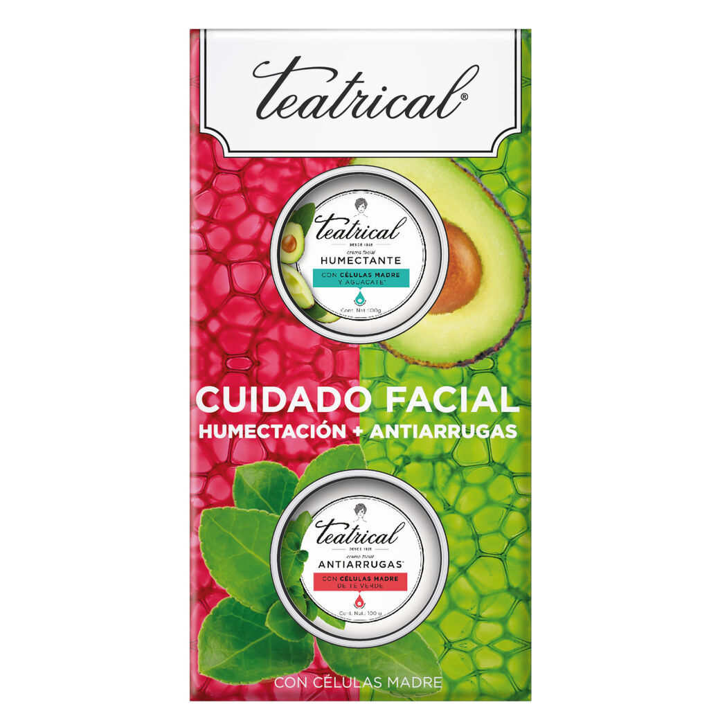 TEATRICAL CREMA HUMECTANTE X 100 GR + CREMA ANTIARRUGAS X 100 GR