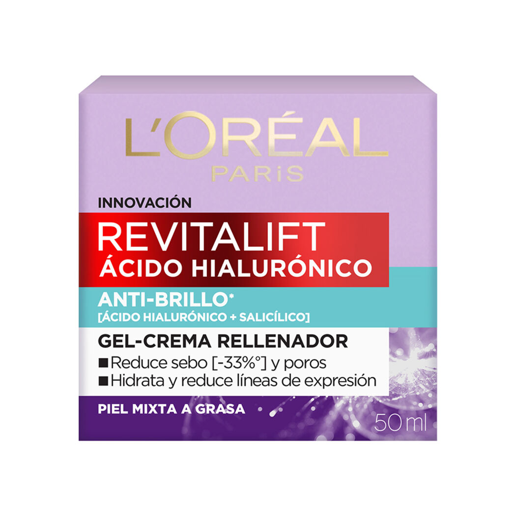 REVITALIFT ACIDO HIALURONICO GEL CREAM MIXTA A GRASA X 50 ML