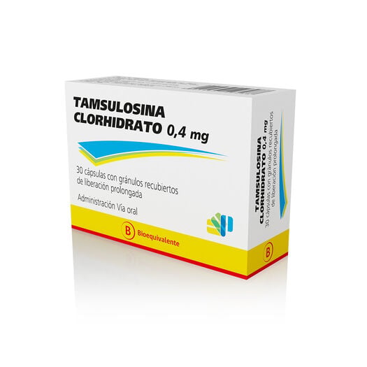 Tamsulosina 0,4 mg x 30 capsulas