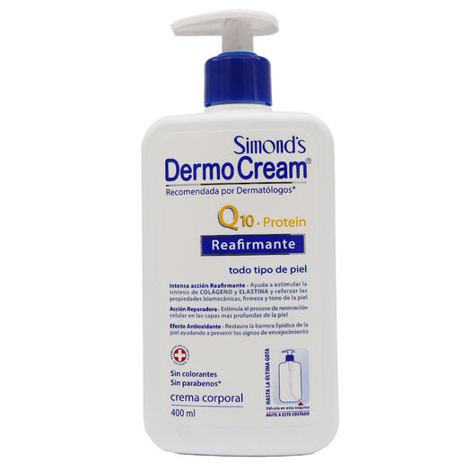 DERMOCREAM LOCION REAFIRMANTE Q10 PROTEIN X 400 ML