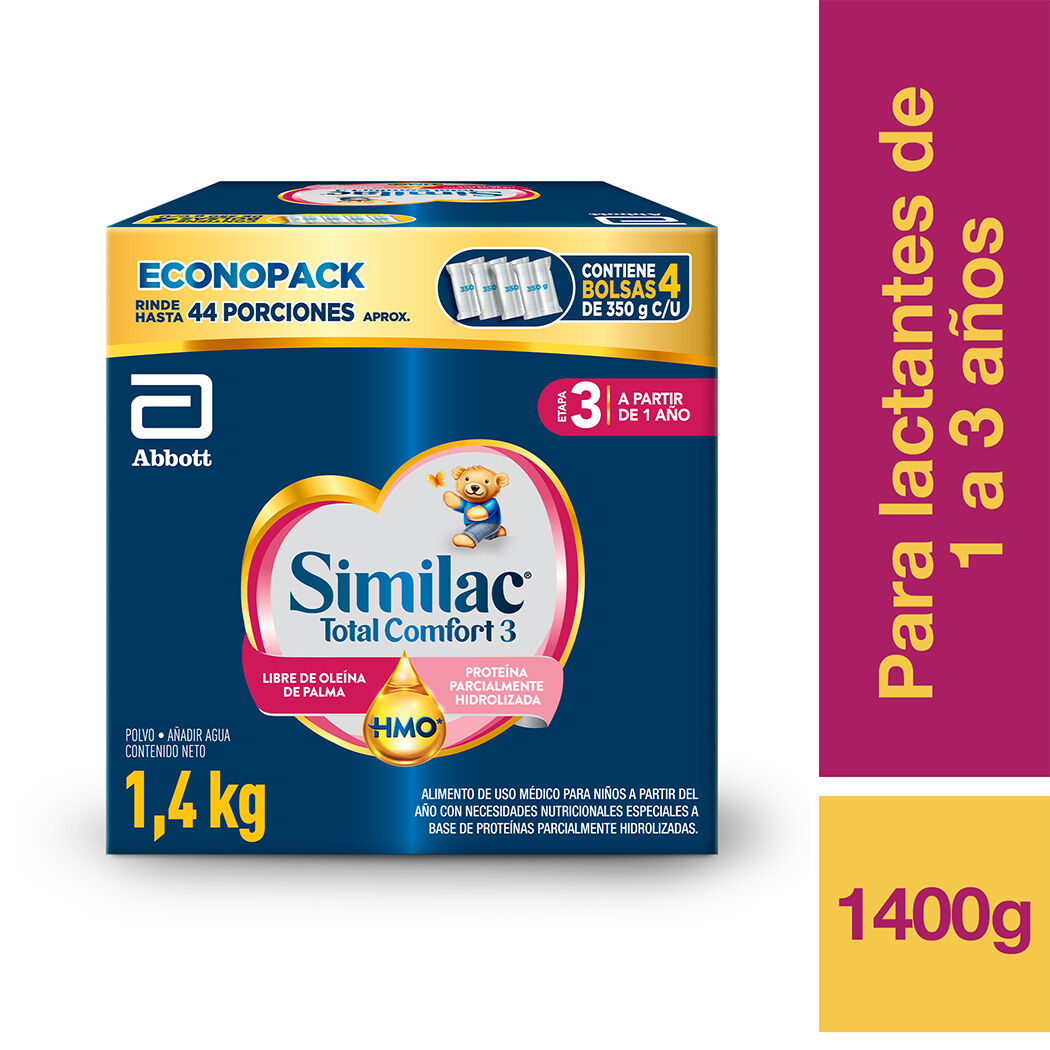 SIMILAC TOTAL COMFORT 3 PVO X 1.400 GR