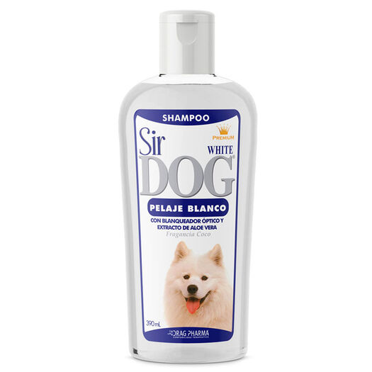 SIR DOG SHA PELO BLANCO X 390 ML