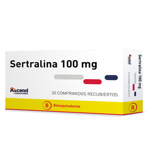 SERTRALINA COM 100 MG X 30 ASCEND