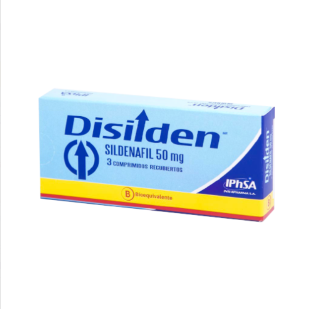 DISILDEN 50 MG X 3 COMPRIMIDOS RECUBIERTOS (BE)