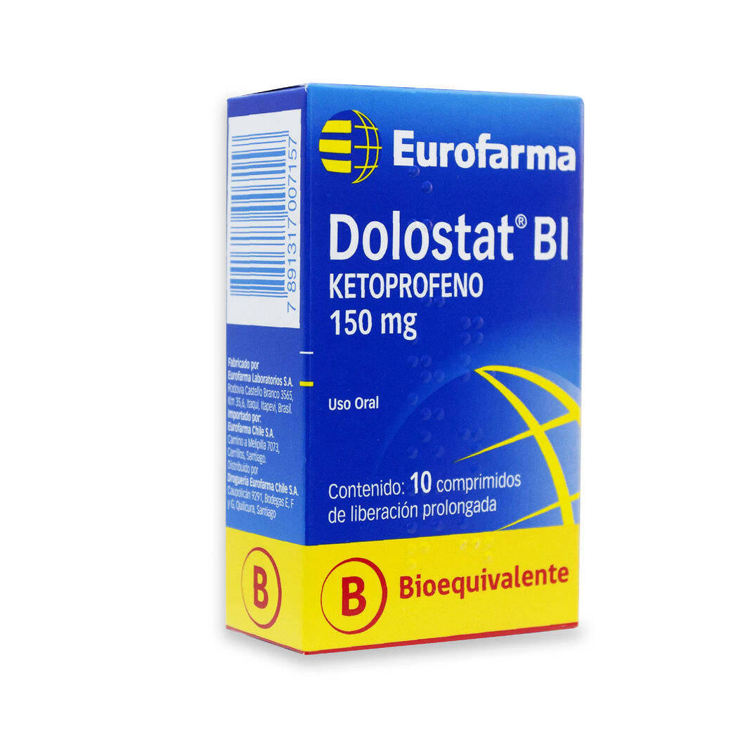 DOLOSTAT BI  150 MG X 10 COMPRIMIDOS