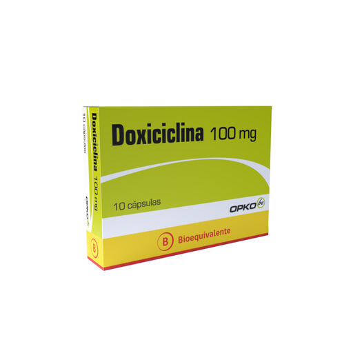 DOXICICLINA CAP 100 MG X 10...