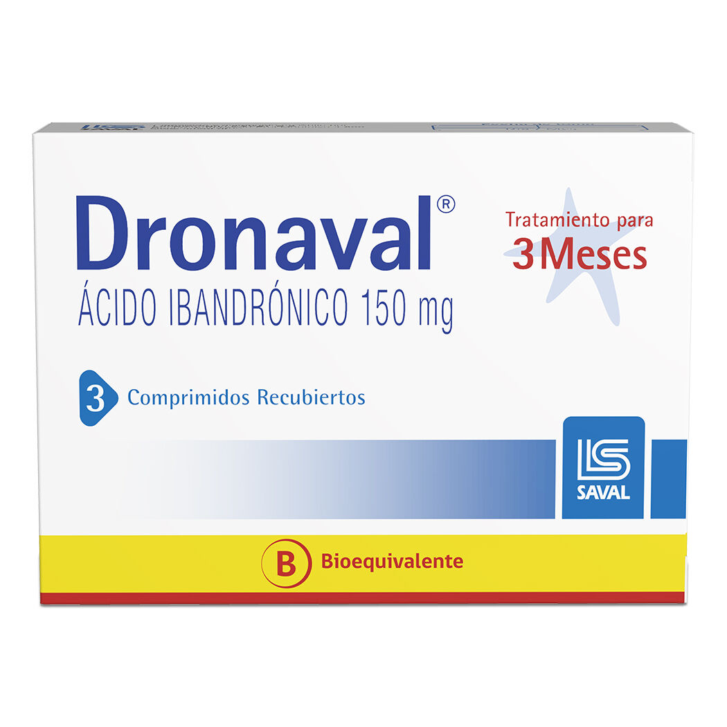 DRONAVAL COM 150 MG X 3