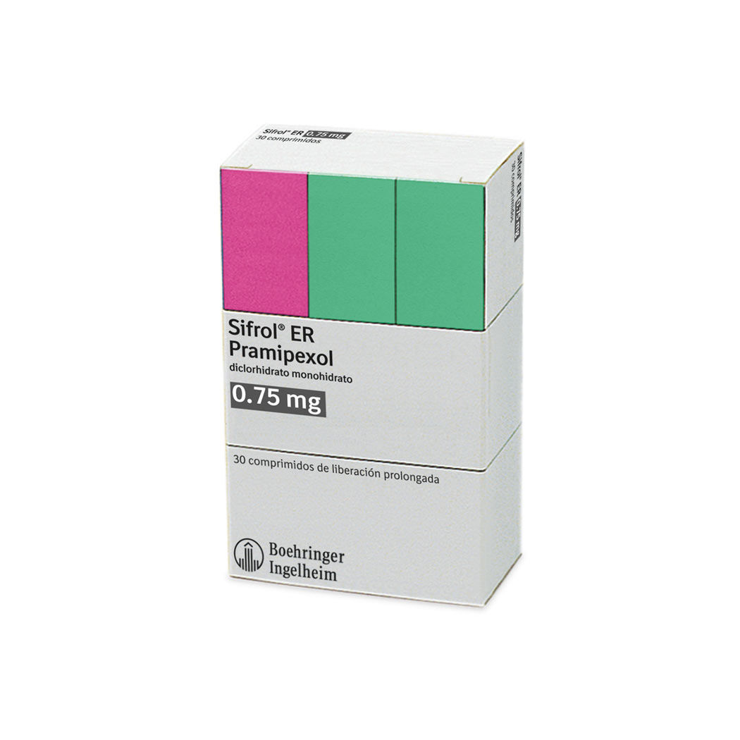 SIFROL ER  0,75 MG X 30 COMPRIMIDOS