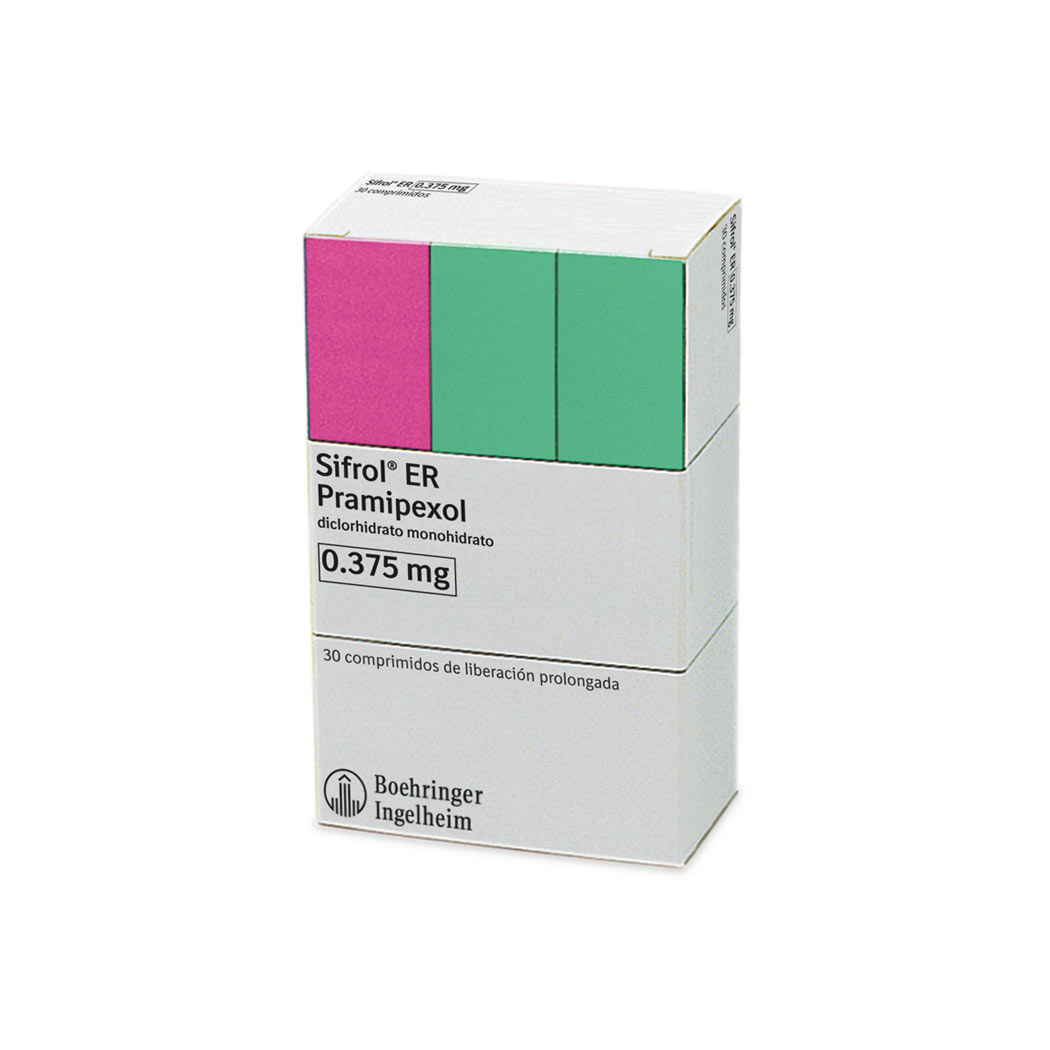 SIFROL ER  0,375 MG X 30 COMPRIMIDOS