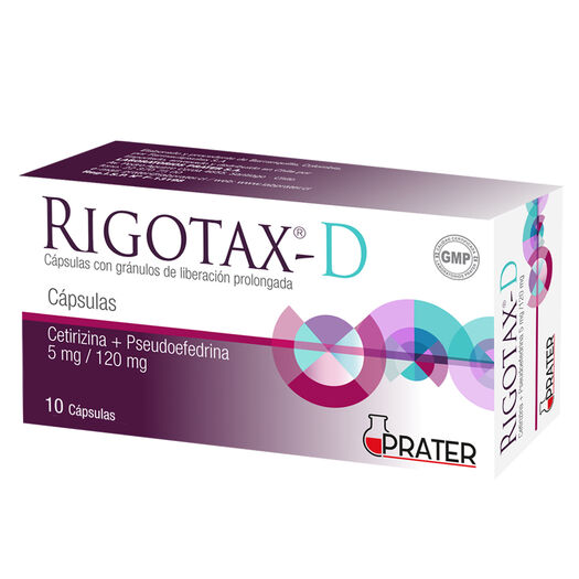 RIGOTAX-D CAP X 10 (BE)