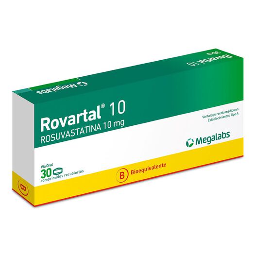 ROVARTAL COM 10 MG X 30