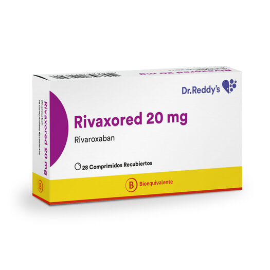 RIVAXORED 20 MG X 28 COMPRIMIDOS
