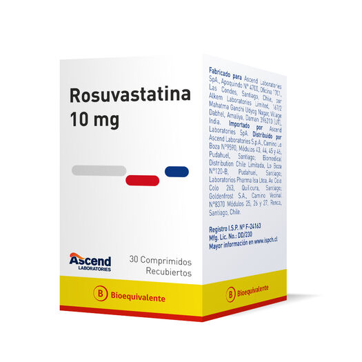 ROSUVASTATINA COM 10 MG X...