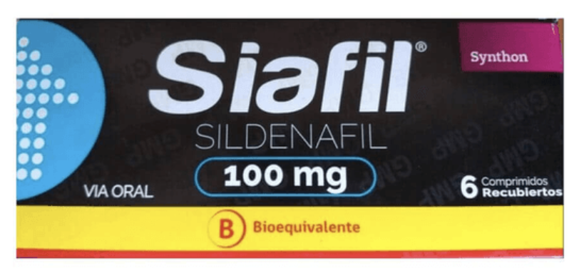 SIAFIL COM 100 MG X 6