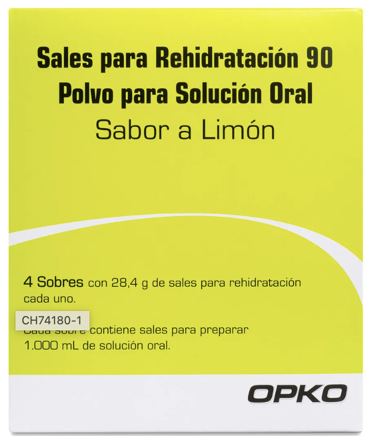 SALES DE REHIDRATACION 90 SBR X 4 OPKO