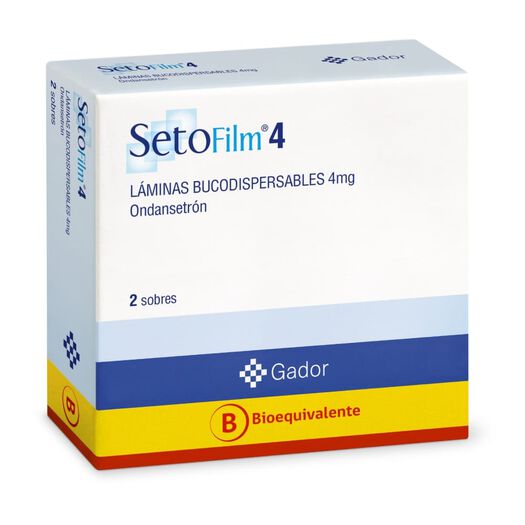 SETOFILM LAMINAS BUCODISPERSABLE 4 MG X 2