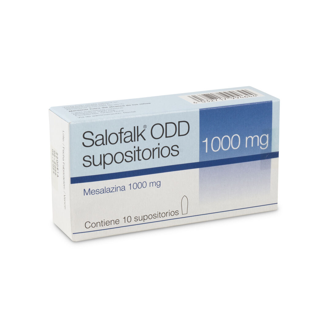 SALOFALK ODD SUPOSITORIO 1000 MG X 10