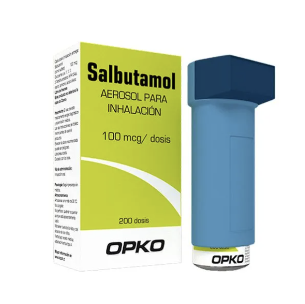 SALBUTAMOL LF 100 MCG X 200 DOSIS AEROSOL PARA INHALACIÓN