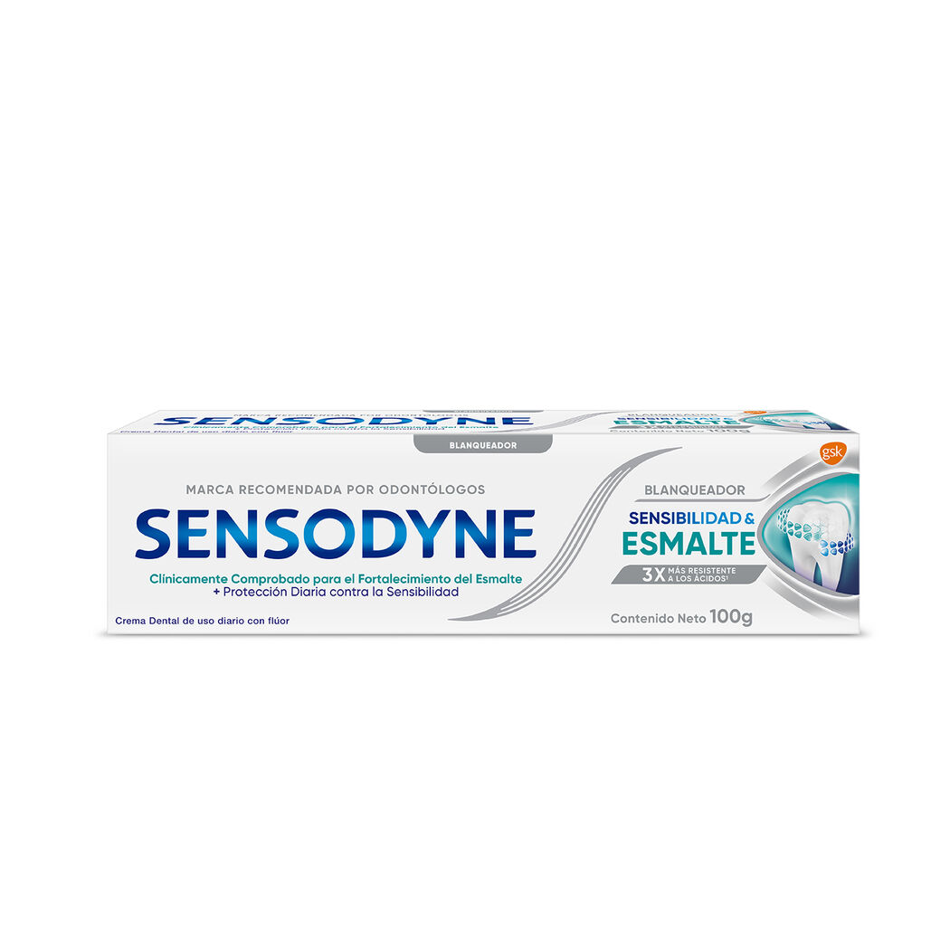 SENSODYNE SENSIBILIDAD & ESMALTE BLANQUEADOR CRE X 100 GR