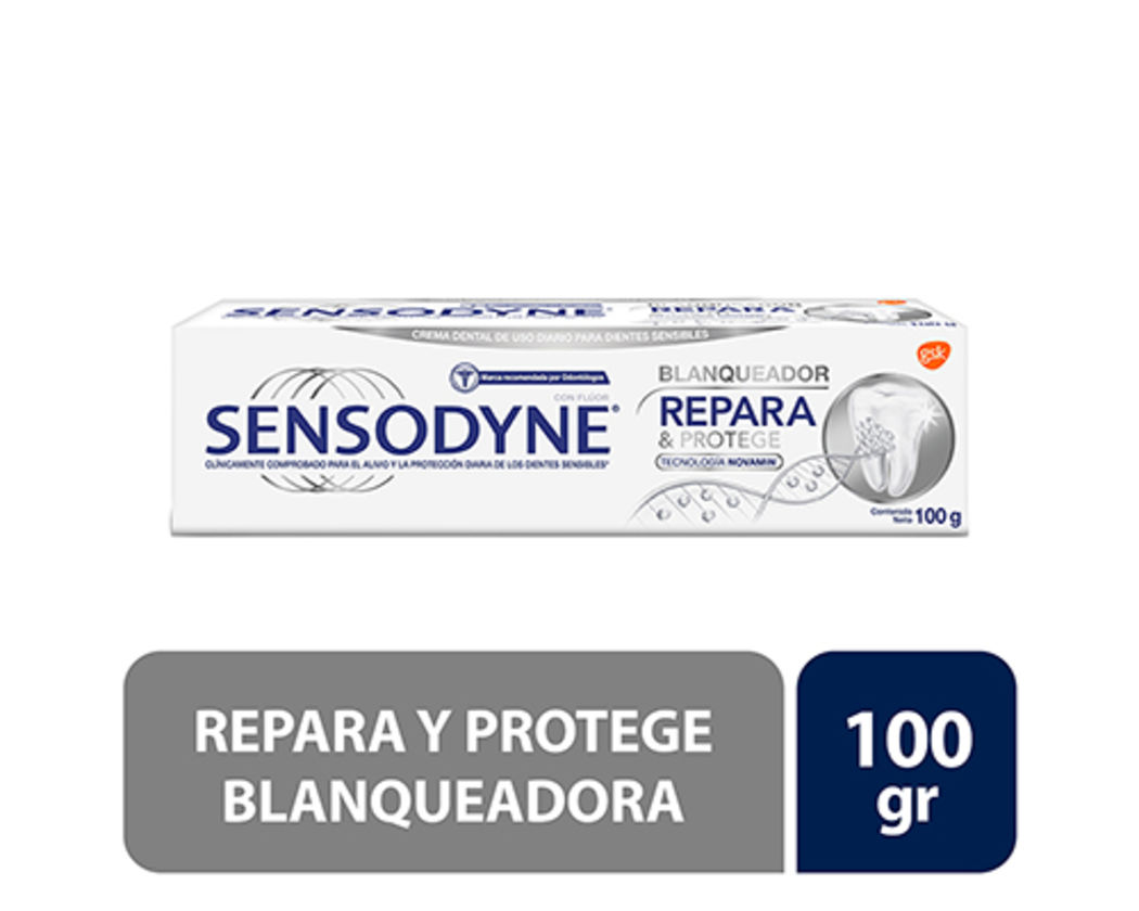 SENSODYNE CRE DENT REPAR & BLANQ X 100 GR