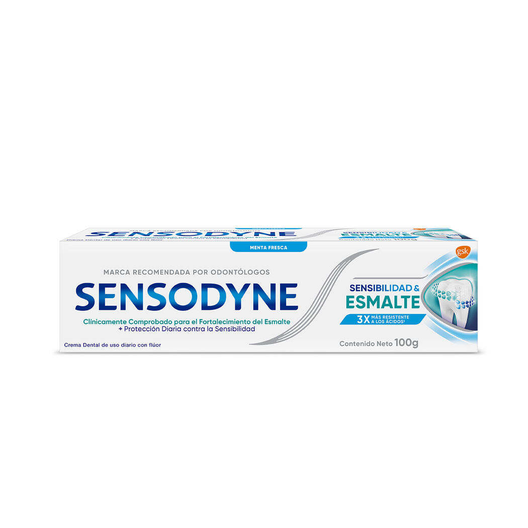 SENSODYNE CRE DEN SENSIBILIDAD & ESMALTE MENTA X 100 GR