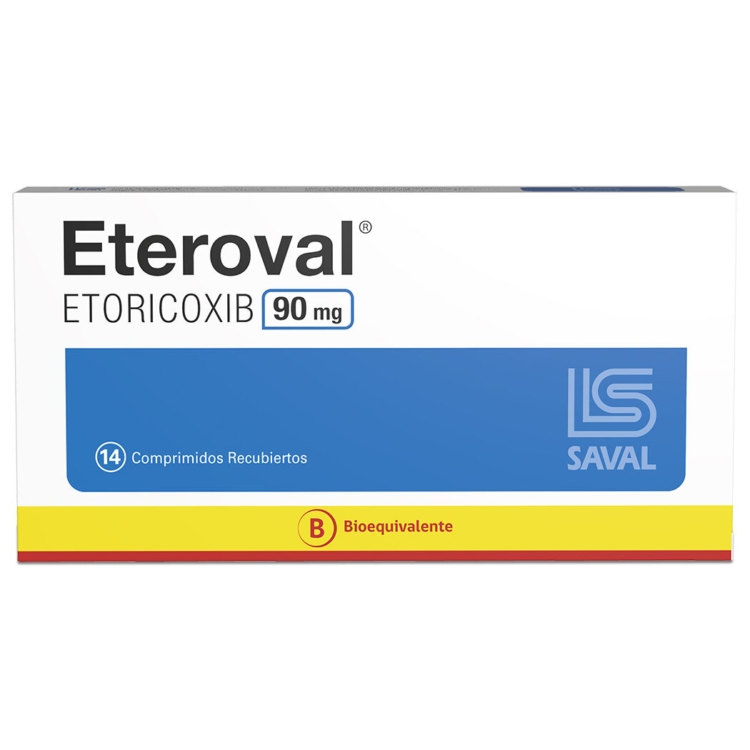 ETEROVAL COM 90 MG X 14