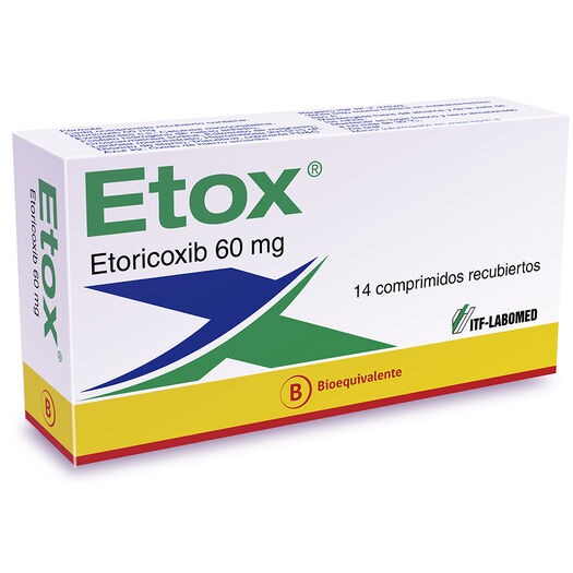 ETOX COM 60 MG X 14