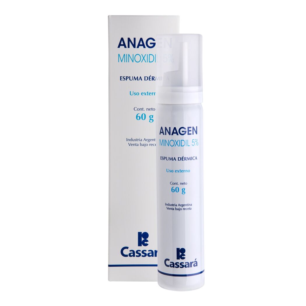 Anagen Espuma Dermica 5% x 60 gr