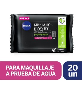 NIVEA TOALLA DESMAQUILLANTE MICELAR X 20 UND