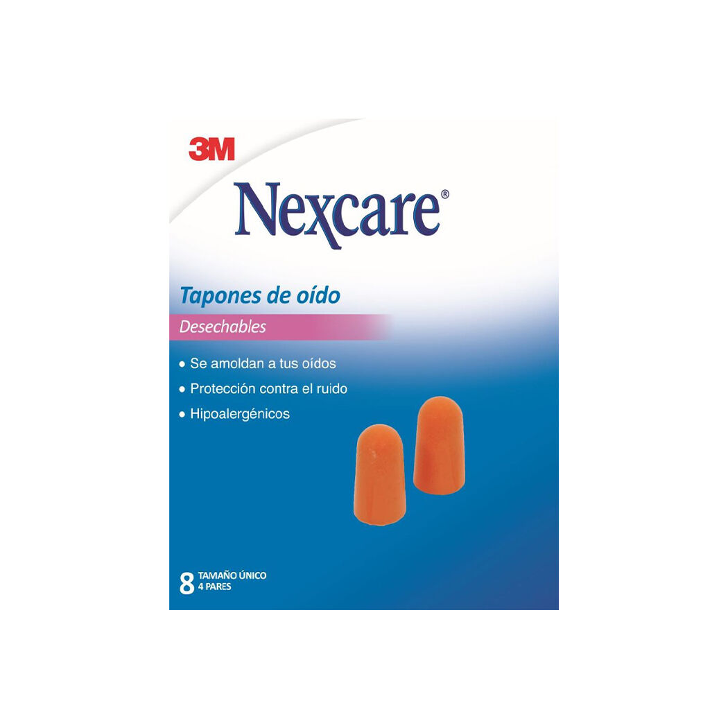 NEXCARE TAPONES OIDO X 4 PARES (DM)
