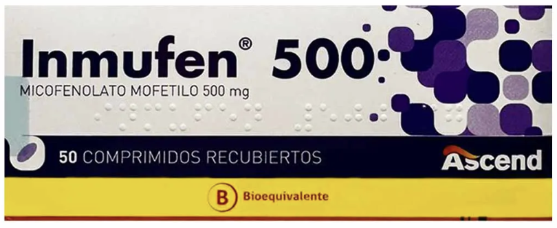 INMUFEN COM 500 MG X 50