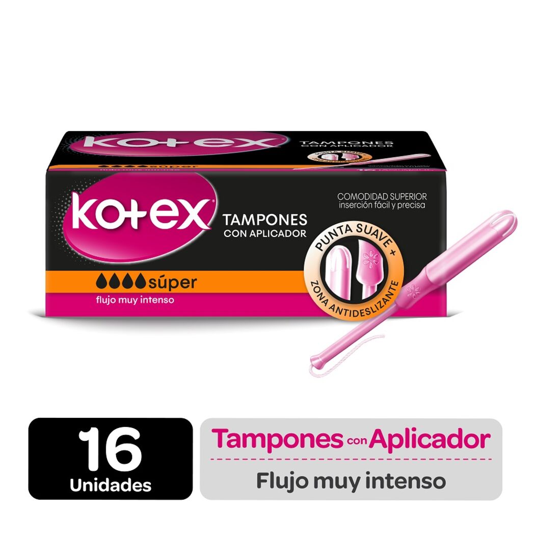 KOTEX TAMPON CON APLICADOR...